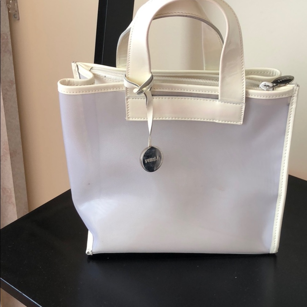FURLA white purse